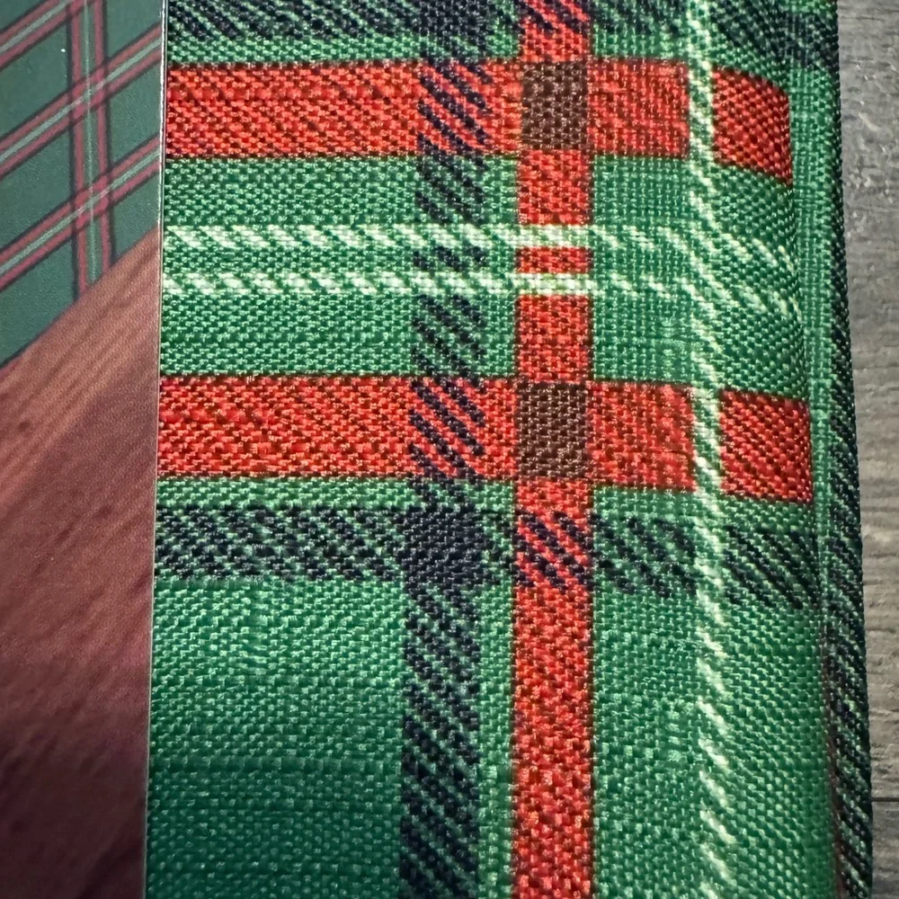 Holiday Style Rectangle Fabric Green‎ Plaid Tablecloth 70